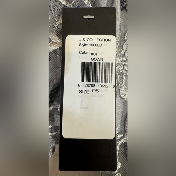 JS Collections Daphne Flutter Column Gown NWT - Picture 9 of 10